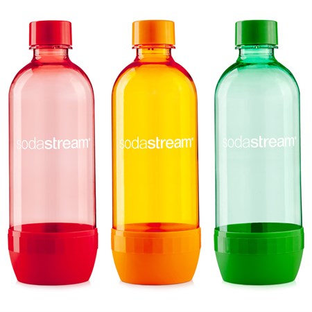 Sodastream bottle TriPack Orange/Red/Green