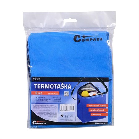 Termotaška COMPASS 6 litrů modrá