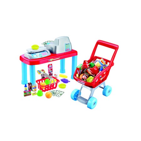 Cash Box G21 with shopping cart and accessories