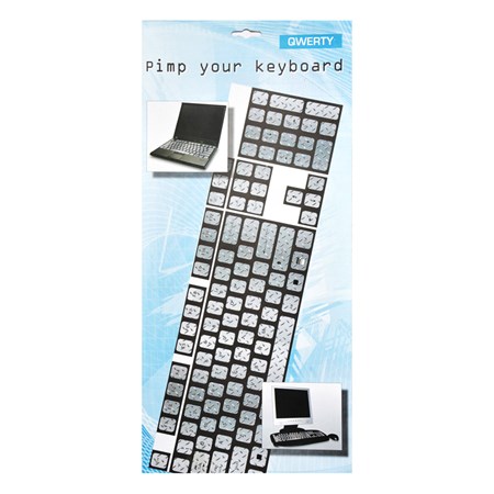 Keyboard stickers Metal