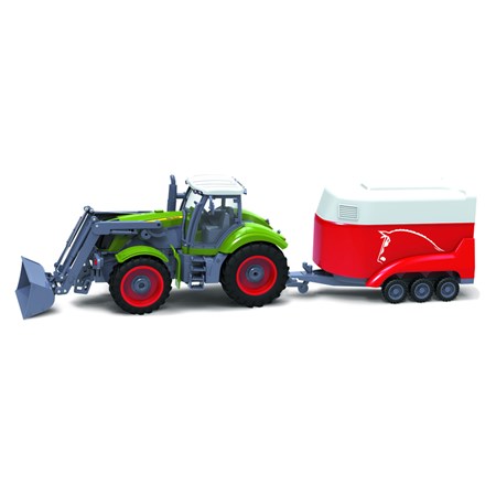 RC model traktor + přívěs BUDDY TOYS BRC 28.611