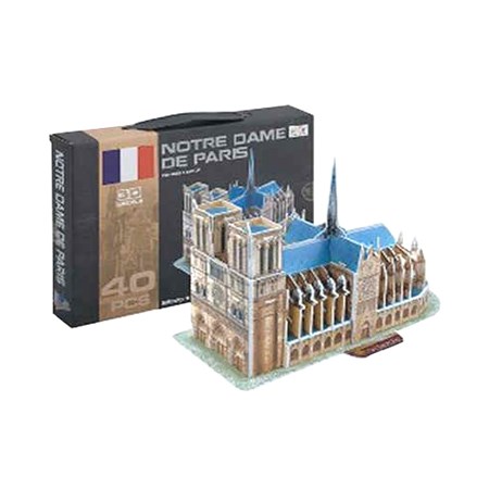 Hlavolam 3D puzzle Notre Dame 40 dílků