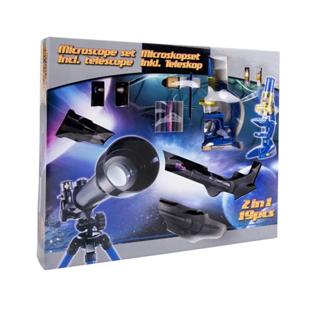 Eddy Toys sada mikroskop a teleskop s příslušenstvím