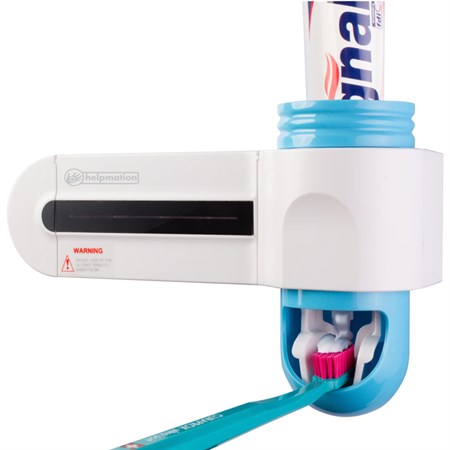 Toothpaste dispenser and toothbrush sterilizer HELPMATION GFS-302