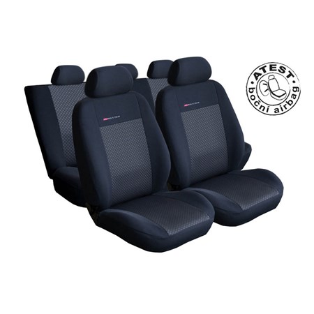Car seat covers AUTOOMEGA LUX STYLE UNI black-black