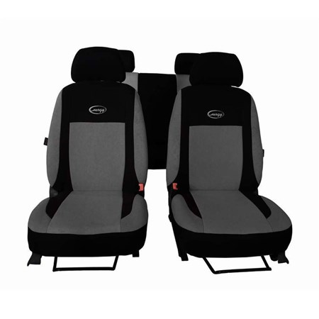 Car seat covers Energy black and grey