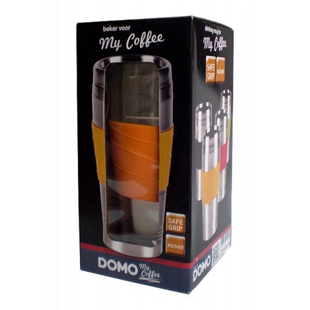 Termohrnek - oranžový - ke kávovaru DOMO DO439K