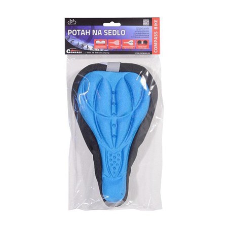 Bike seat cover COMPASS 12119 BLUE