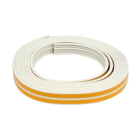 Seal for windows and doors 9x4mm TYPE E white 6m