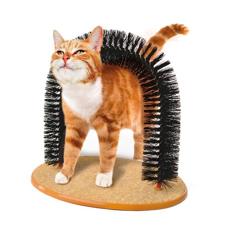 Massage brush for cats Purrfect arch HUTERMANN 3086