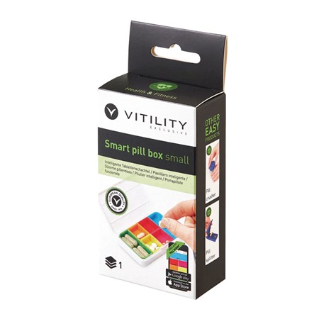 Pill boxes white VITILITY VIT-90610060