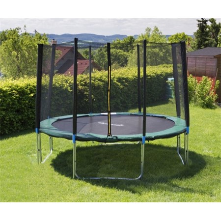 Trampoline G21 with protective network 250 cm green