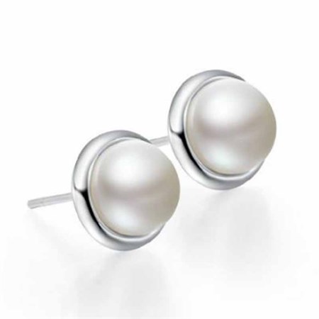 Earrings sivler pearls