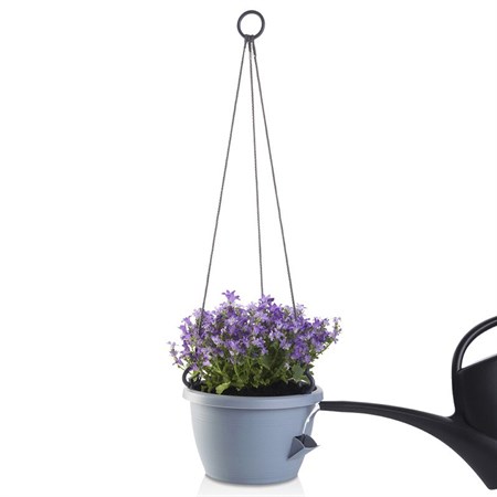 Wall-mounted flowerpot MARINA 30cm anthracite self-irrigation