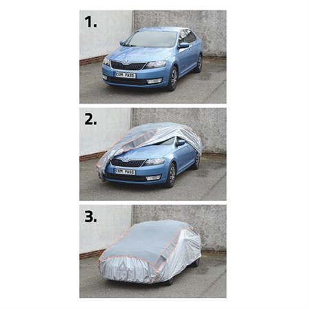 Tarpaulin cover for car COMPASS 05980 size M