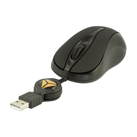 Wired mouse YENKEE YMS 4005BK Lima Black