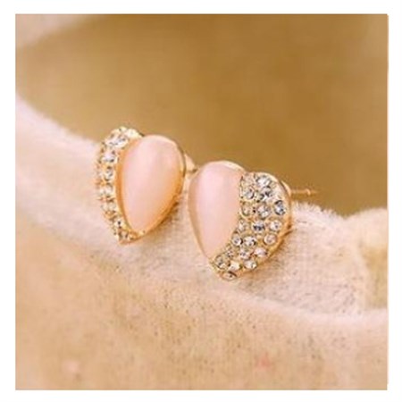 Earrings Crystal Heart