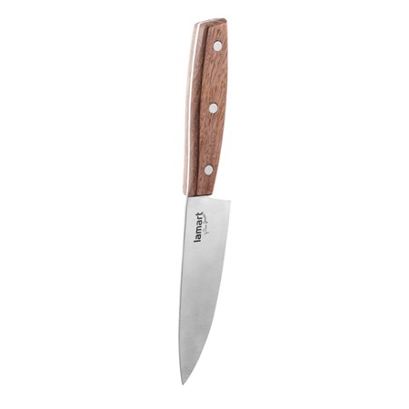 Cutting board LAMART LT2059 Bamboo with chef's knife