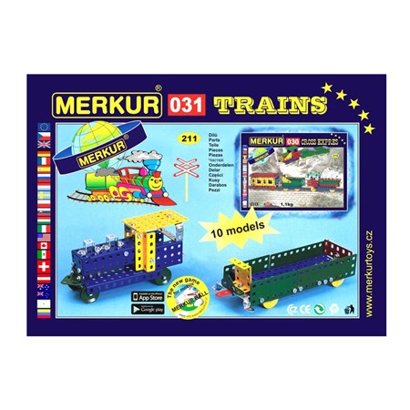 Stavebnica MERKUR 031 železničné modely