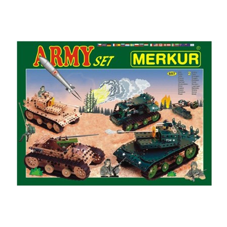 Stavebnica MERKUR army set