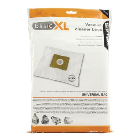 Vacuum cleaner bags universal 10 + 1pc BASICXL BXL-50453