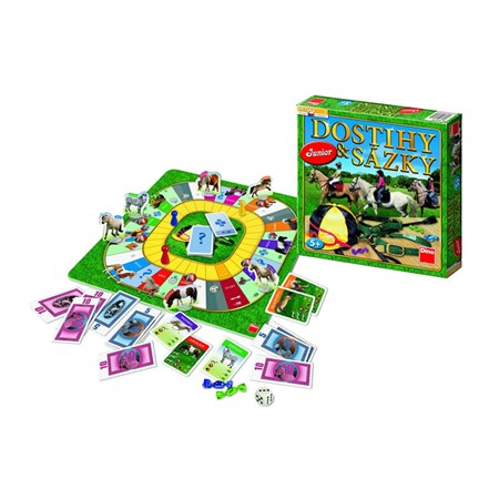 Board game DINO Horse Racing and betting junior