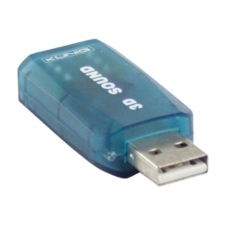 Sound Adapter USB 5.1 KÖNIG CMP-SOUNDUSB12
