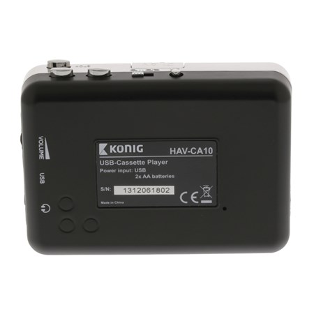 Konvertor USB kazetový KÖNIG HAV-CA10