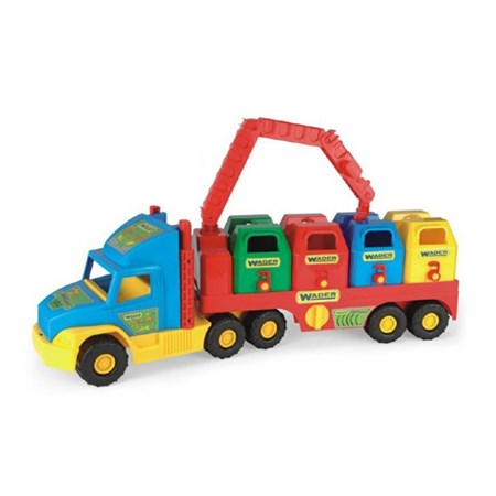 Dětské nákladní auto s přívěsem WADER 75 cm