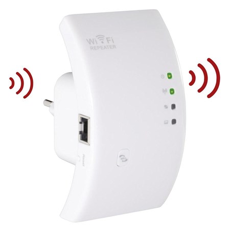 WiFi repeater do zásuvky, 300 MBit/s, 2.4 GHz