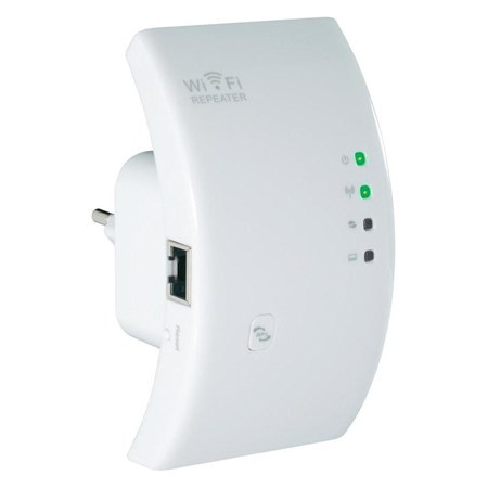 WiFi repeater do zásuvky, 300 MBit/s, 2.4 GHz