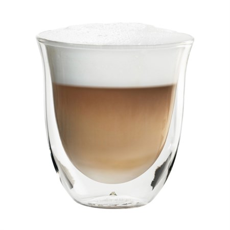Glass DELONGHI cappuccino 2pcs 190ml