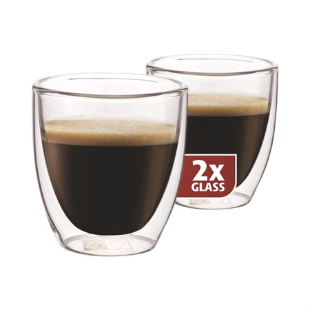 Glass MAXXO espresso 2pcs 80ml