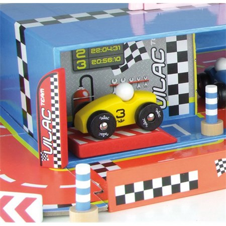 Racing track VILAC wooden in case