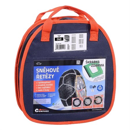 Snow chains COMPASS X40 NYLON BAG