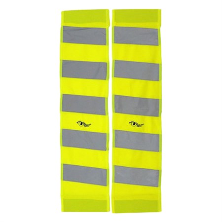 Reflective strip with magnets yellow 2pcs