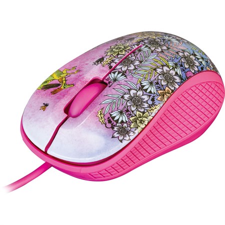 Wired mouse YENKEE YMS 1020PK FANTASY pink