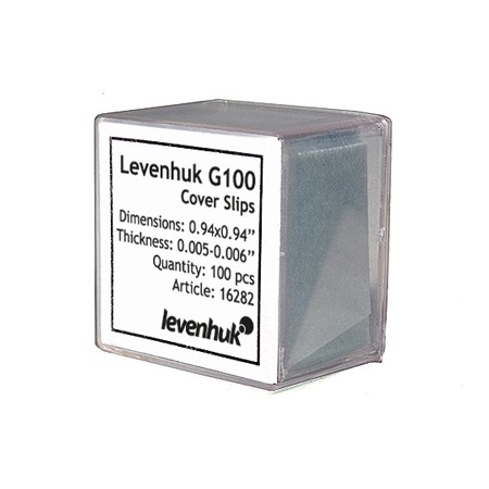 Coverslips LEVENHUK G100 100pcs