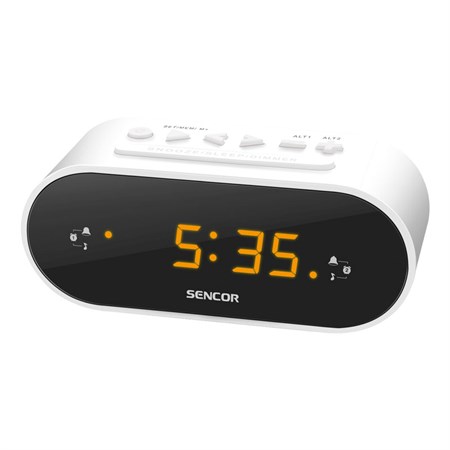 Radio alarm clock SENCOR SRC 1100 W White