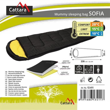 Sleeping bag CATTARA 13411 Sofie