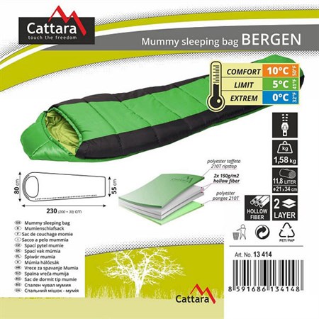 Sleeping bag CATTARA 13414 BERGEN