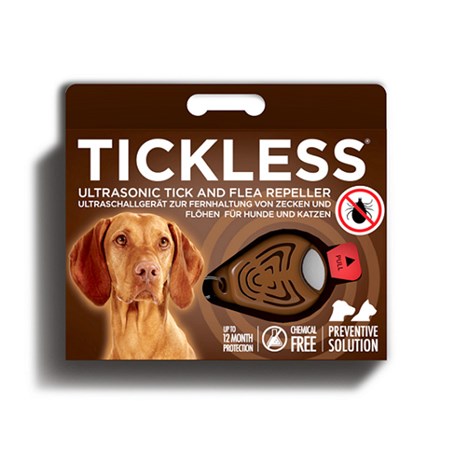 Tick repeller TICKLESS PET BROWN