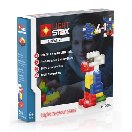 Stavebnica LIGHT STAX CREATIVE 4v1 kompatibilné LEGO