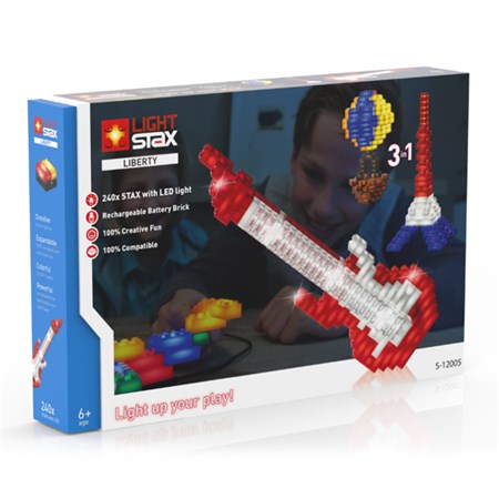 Stavebnice LIGHT STAX LIBERTY 3v1 kompatibilní LEGO