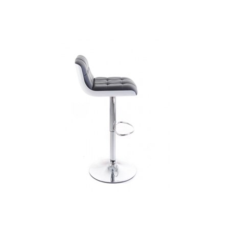 Židle barová G21 TREAMA BLACK/WHITE kůže G21-BW205