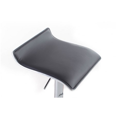 Židle barová G21 CLORA BLACK kůže G-21-B118PU
