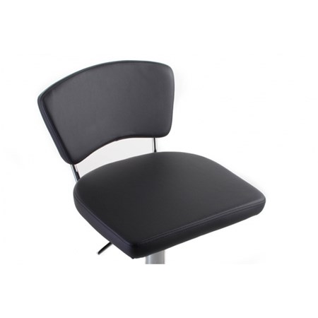 Židle barová G21 REDANA BLACK kůže G-21-B618A
