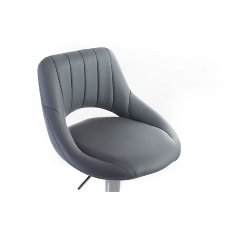 Chair G21 ALETRA GREY leather G-21-B521