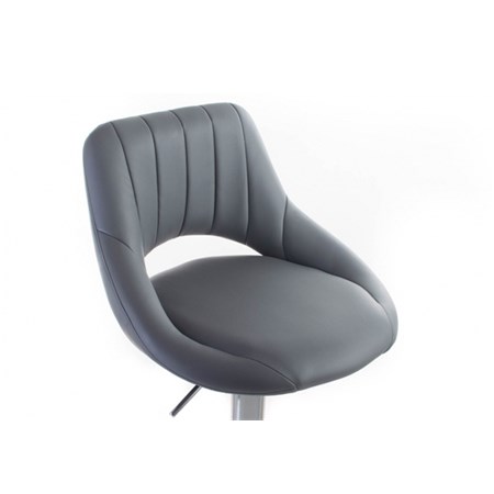 Chair G21 ALETRA GREY leather G-21-B521