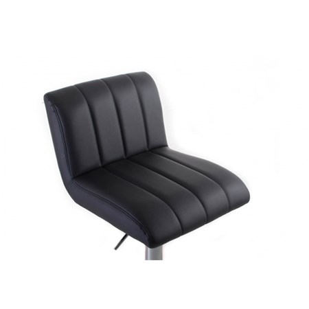 Židle barová G21 MALEA BLACK kůže G-21-B601